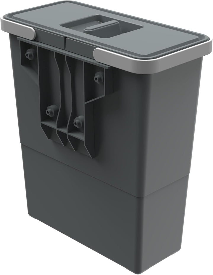 Elletipi Easy 2.0 PBD SP SS34 Mülleimer aus recyceltem Kunststoff, für jeden Raum, Fassungsvermögen