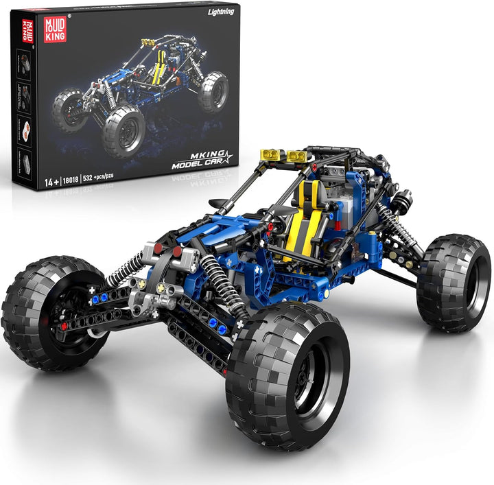 Mould King 18018 Technik Offroad-RC-Car-Bausatz, 532 Teile Blitzkletterauto-Modell, RC-Buggy-Bausatz
