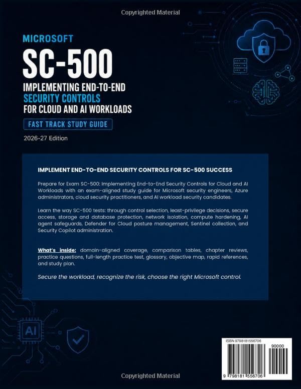 Microsoft SC-500 Implementing End-To-End Security Controls For Cloud And AI Workloads All-In-One Fas