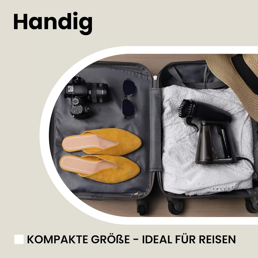 ZEEGMA Handig Steamer Dampfglätter, Dampfbügeleisen Dampfer für Kleidung, Sicherheit für alle Stoffe
