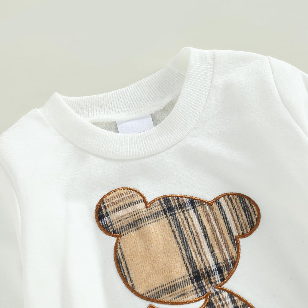Geagodelia Baby Mädchen Kleidung Outfit Babykleidung Set Langarmshirt Sweatshirt + Hose Neugeborene