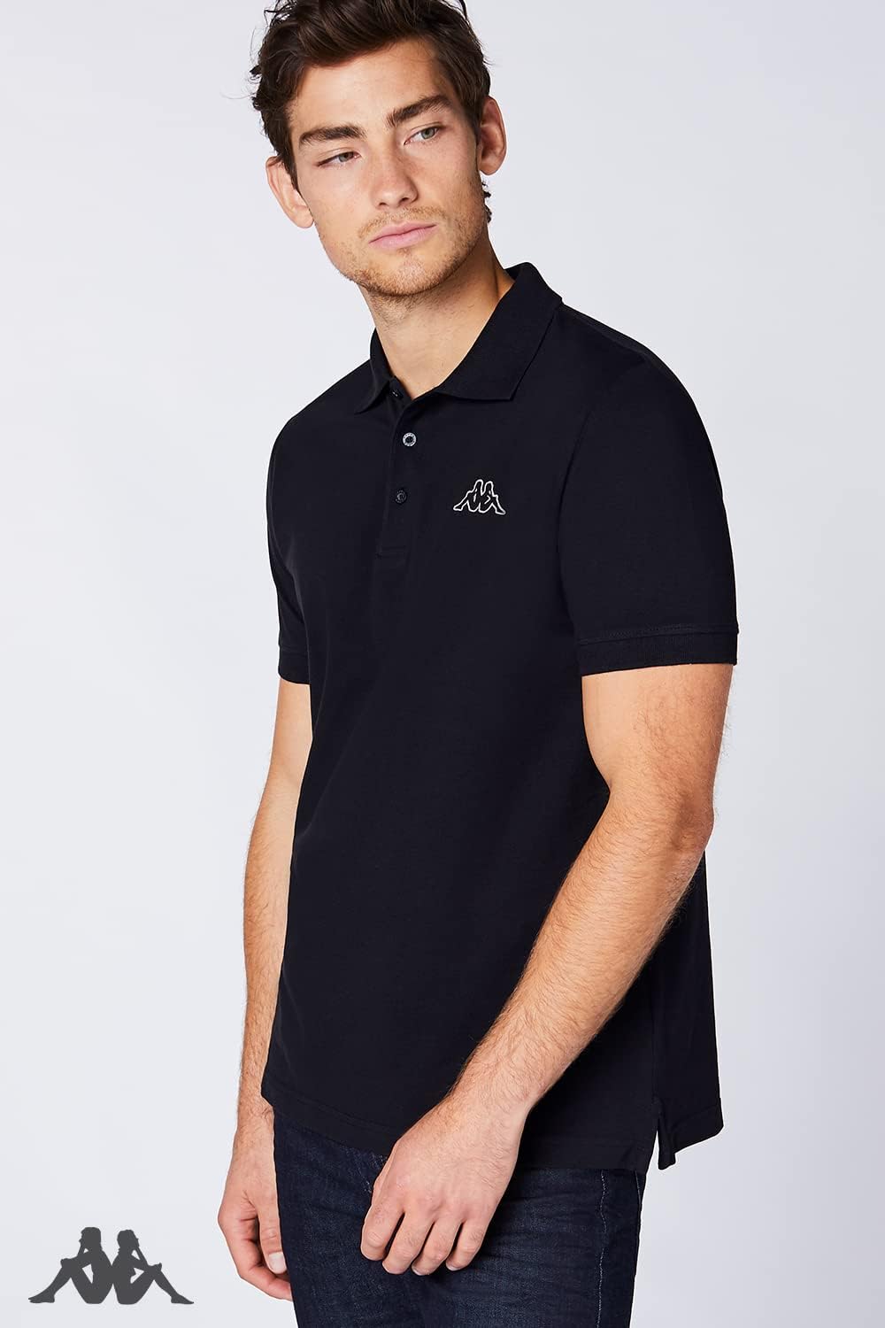 Kappa Herren Polo Shirt VENIST im 2er Pack in M - 5XL | Polo-Hemd mit Logodruck | Basic Poloshirts f