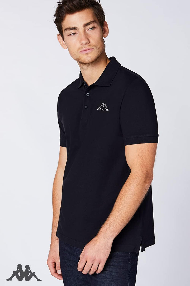 Kappa Herren Polo Shirt VENIST im 2er Pack in M - 5XL | Polo-Hemd mit Logodruck | Basic Poloshirts f