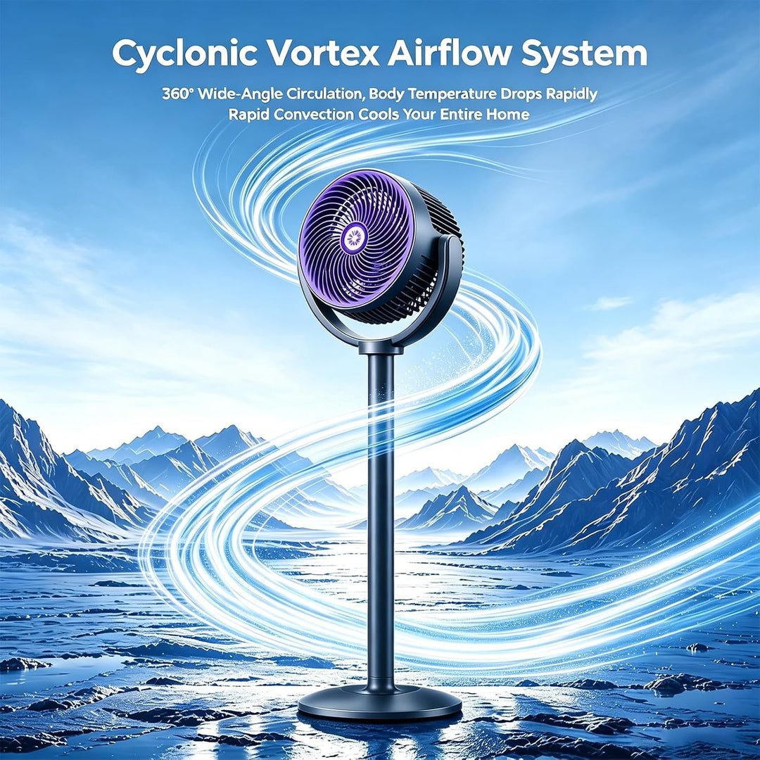Standventilator flexibel als Boden, oder Tischventilator nutzbar