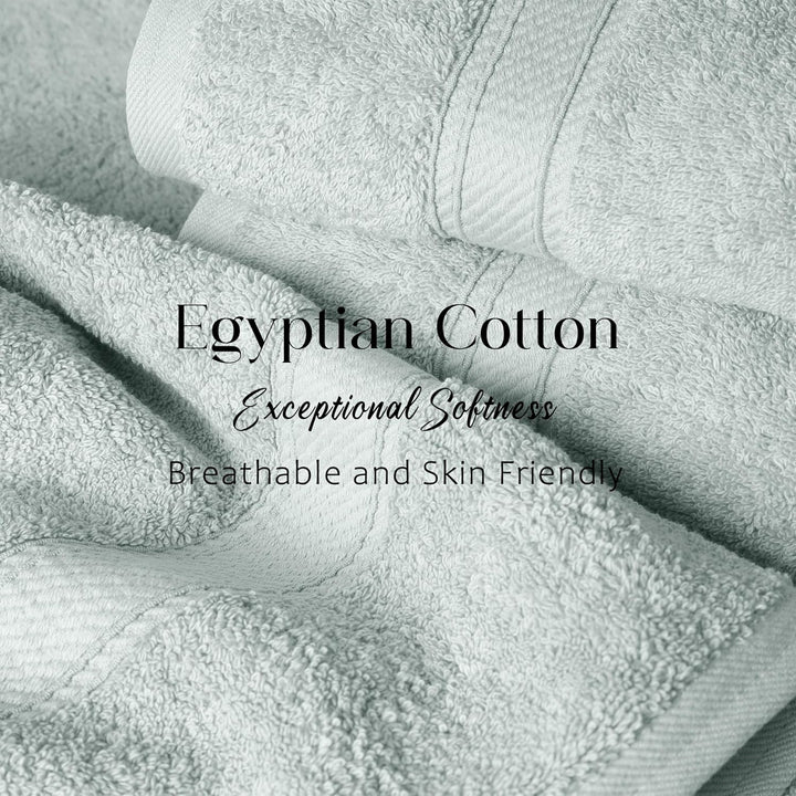 Superior Ägyptische Baumwolle Handtuch-Set, Sea Foam, 2PC Bath, 2, Sea Foam