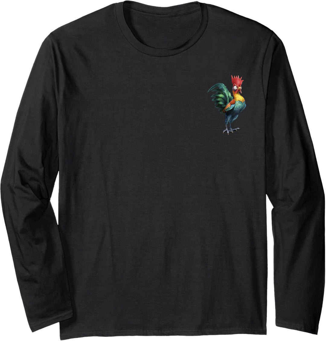 Disney Moana Hei Hei Left Chest Portrait Langarmshirt