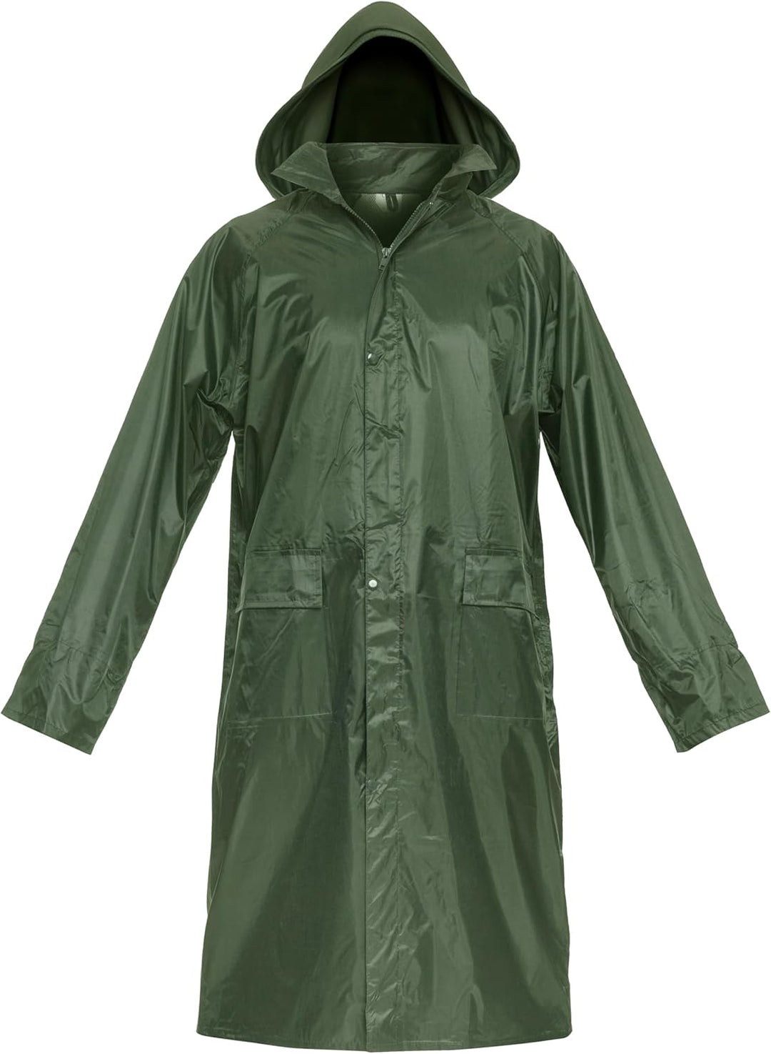 BWOLF POSEIDON Regenmantel Herren Regenmantel Wasserdichte Lange Regenjacke Outdoor Wiederverwendbar