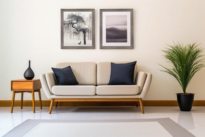 Stallmann Design Bilderrahmen 50x80 cm stahl Holz mit Acrylglas Rahmen-Breite 40mm Posterrahmen Wech