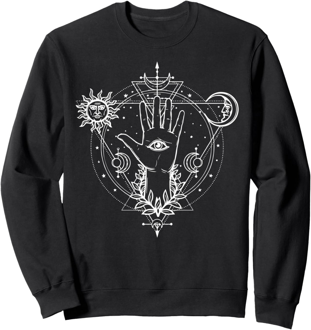 Alle sehen Auge Mystic Blackcraft Kleidung Geschenk Sweatshirt