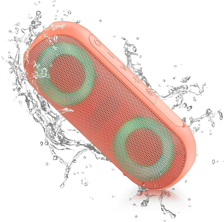 NOTABRICK Bluetooth Speaker, Music Box with RGB LED Light, Portable Wireless Bluetooth Box, 30 W Tru