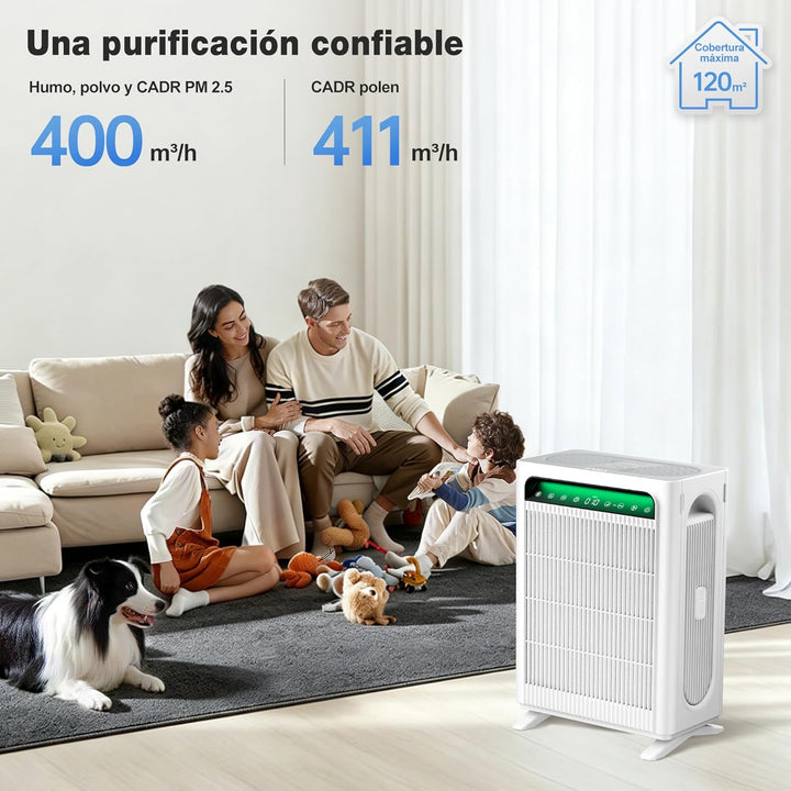 KNKA APH4000 Luftreiniger und Ersatzfilter (2er Pack) Bundle