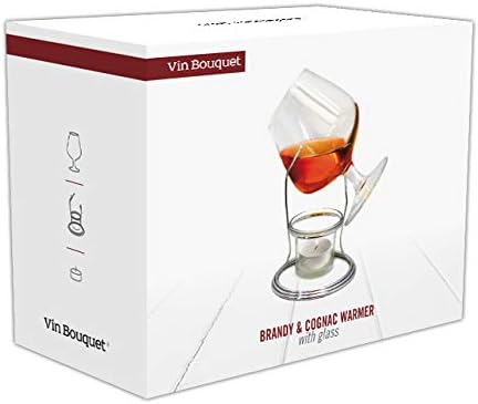 Vin Bouquet FIA 269 Brandy & Cognac Wärmer, Silber Silber 1 Stück (1er Pack), Silber 1 Stück (1