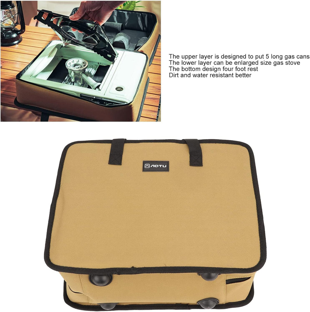 Tragetasche Für Campingkocher, Aufbewahrungstasche Für Campingkocher, Tragbar, 600D Oxford-Stoff, Ve