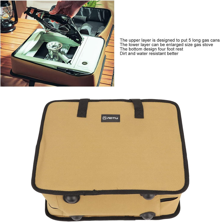 Tragetasche Für Campingkocher, Aufbewahrungstasche Für Campingkocher, Tragbar, 600D Oxford-Stoff, Ve