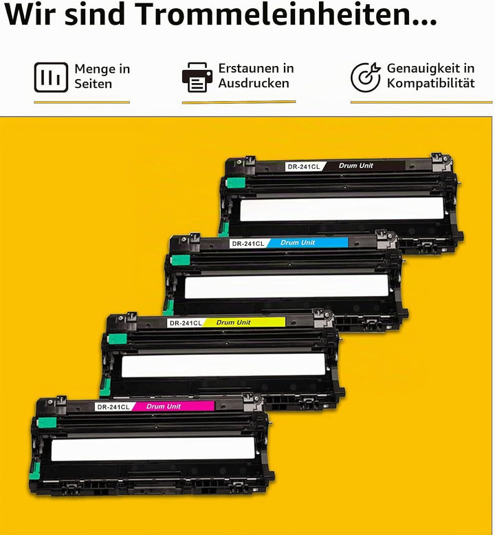 CMYBabee DR-241CL DR 241CL Kompatibel für Brother DR-241CL für MFC-9332CDW Trommeleinheit Brother DC