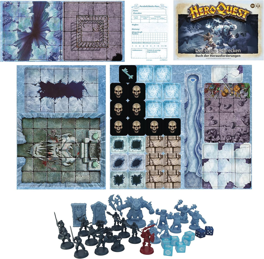 Avalon Hill HeroQuest Der eisige Schrecken Abenteuerpack, ab 14 Jahren, HeroQuest Basisspiel erforde