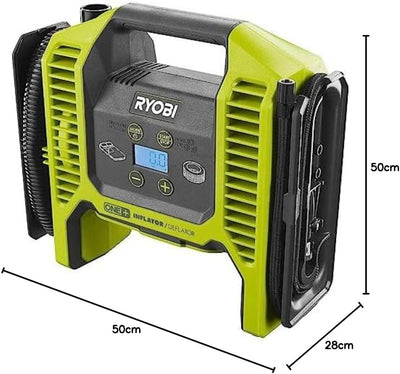RYOBI 18 V ONE+ Akku-Multikompressor R18MI-0, Digital, max. Druck 10,3 bar, ohne Akku und Ladegerät,