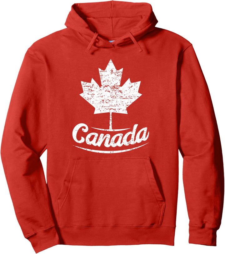 Vintage Canada Flag Kanadische Flagge Kanadische Flagge Pullover Hoodie