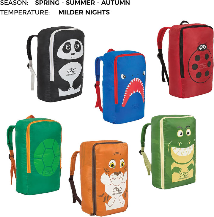 Highlander Kinder-Schlafsack, Unisex, Creature Blau, Blau