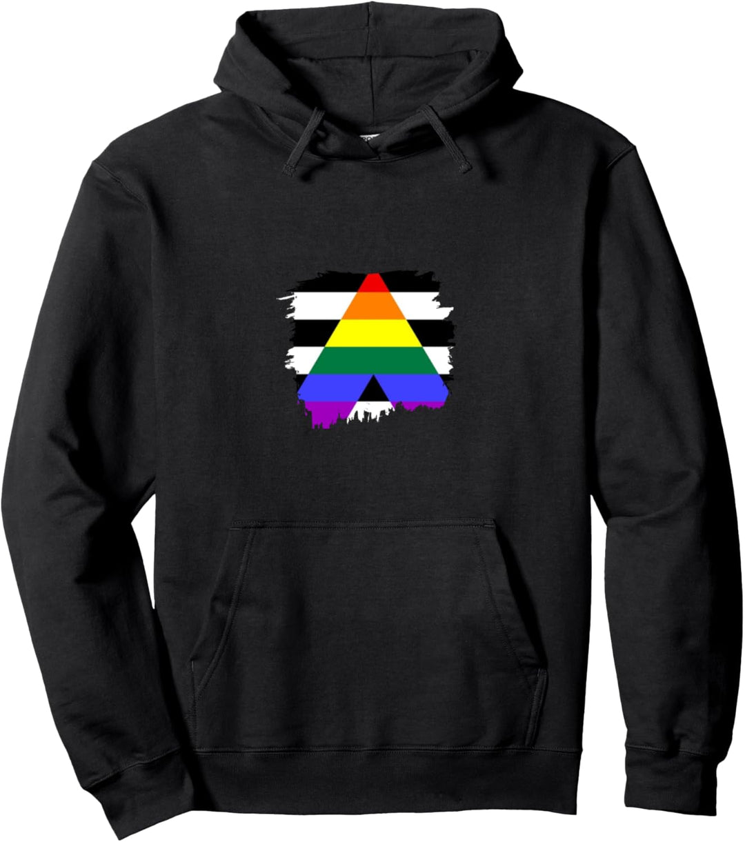 Straight Ally Pride Flag Pullover Hoodie