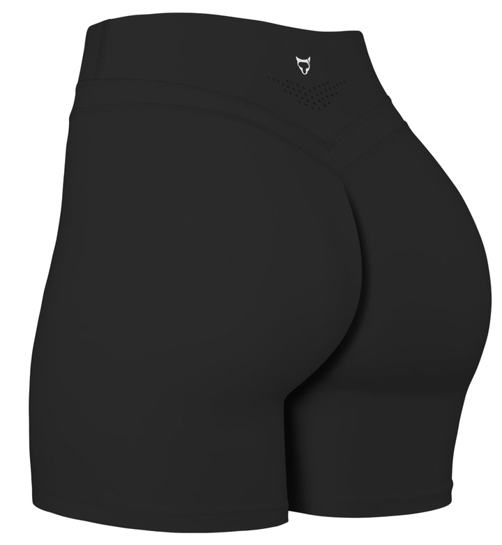 TomTiger Yoga-Shorts für Damen, Bauchkontrolle, hohe Taille, Biker-Shorts, Training, Po-Heben, Strum