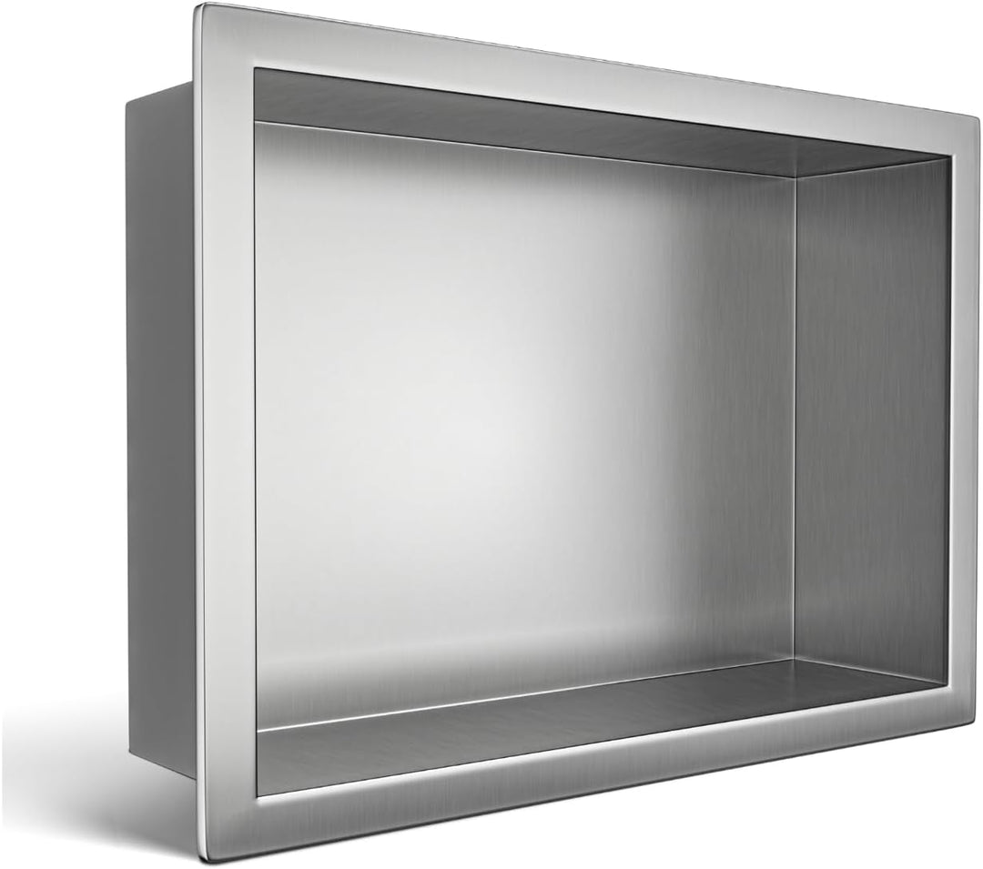 Balneo Wall-Box ONE wandnische dusche zum Badezimmer Edelstahl Duschnische 30x20x10 cm, wasserdicht