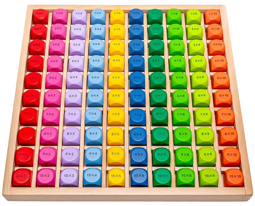 Natureich kleines 1x1 für Grundschüler Grosses Holz Rechenbrett Würfel mit Aufgaben Holzspielzeug Ei