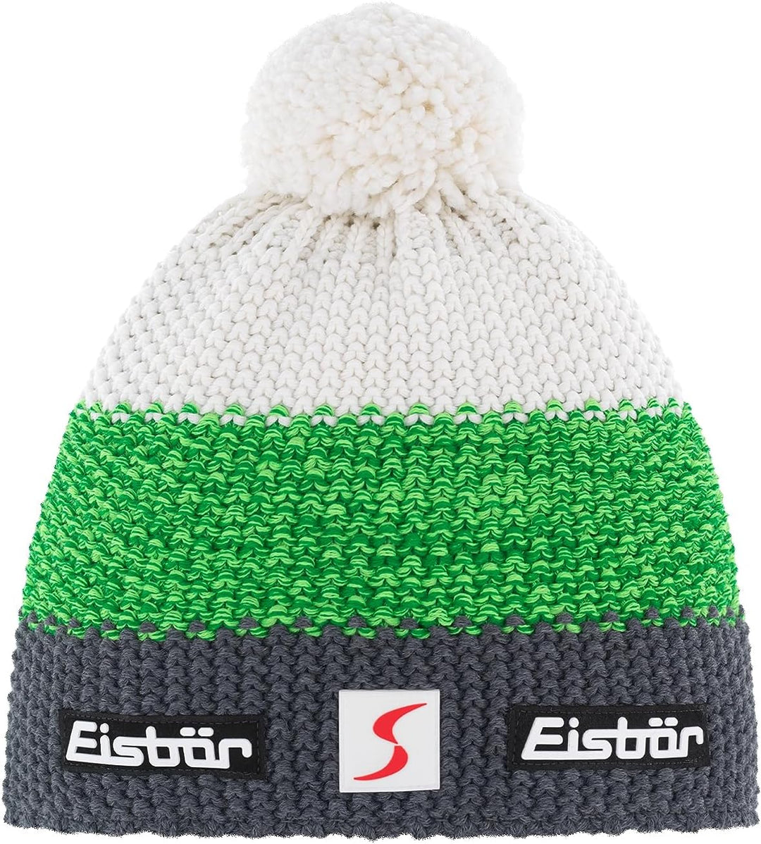 Eisbär Star Pompon Mütze Ski Austria Einheitsgrösse anthrazit-grünmeliert-white, Einheitsgrösse anth