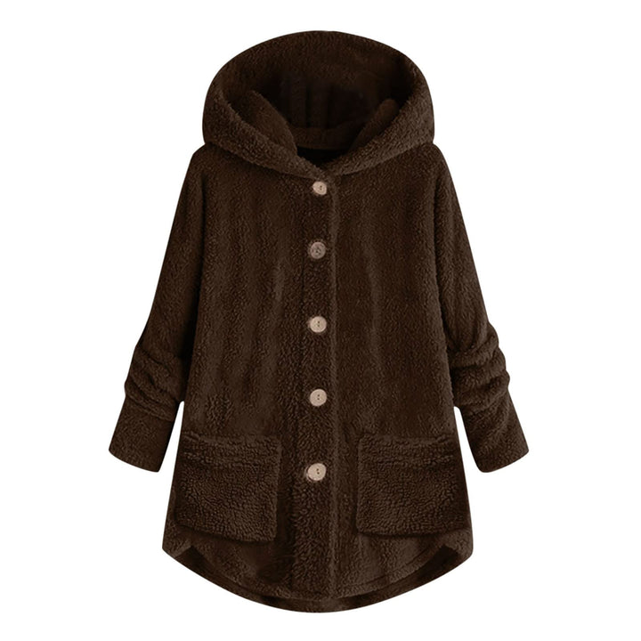 Ansenesna Teddyjacke Damen Mit Kapuze Winterjacke Damen Teddyfleece Warm Gefüttert Wintermantel Frau
