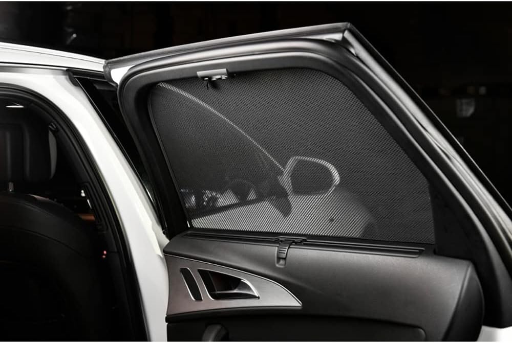 Carshades Car Shades kompatibel mit Nissan Qashqai III (J12) 2021- (6-teilig), NIS-QASH-5-C, Schwarz