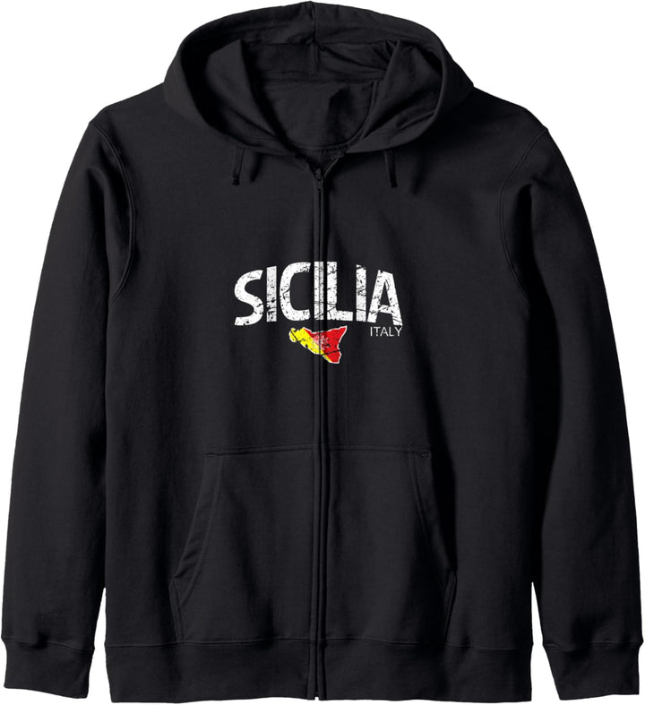 Sizilien Sicilia Sicilian Sicily Italy Italian Kapuzenjacke