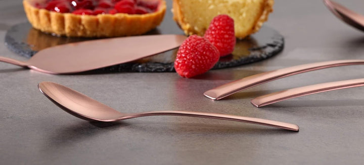 ECHTWERK Tafelbesteck Avelino, Bronze Edition, 42-teilig, Essbesteck für bis zu 6 Personen, Edelstah