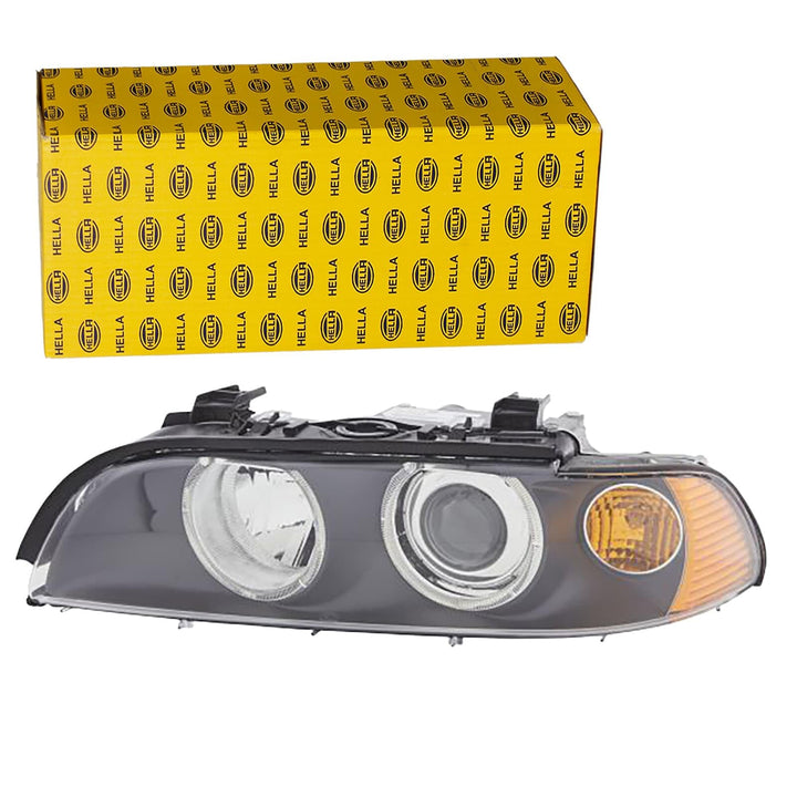 HELLA 1EL 008 053-511 DE/FF/Halogen-Hauptscheinwerfer - links - für u.a. BMW 5 (E39) Links Gelb, Lin