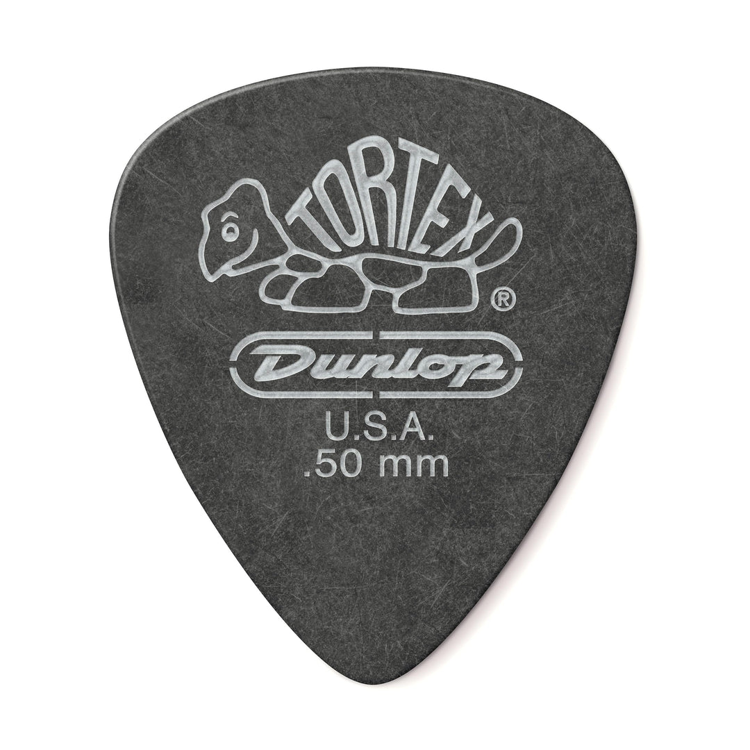 Médiators Jim Dunlop 0,50mm Tortex Pitch Black 0,50mm sachet de 72 Sachet de 72 0,50mm, Sachet de 72