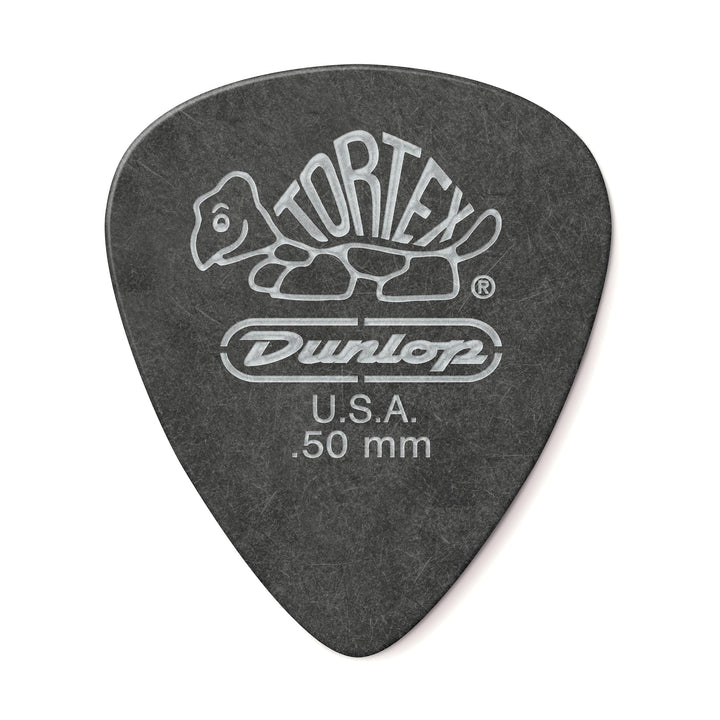 Médiators Jim Dunlop 0,50mm Tortex Pitch Black 0,50mm sachet de 72 Sachet de 72 0,50mm, Sachet de 72