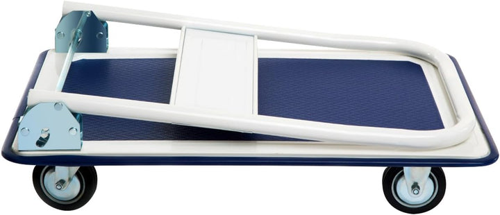 COSTWAY Transportwagen Klappbar, Plattformwagen Bis 150 kg Tragkraft, Transporthilfe mit 360° Lenkro