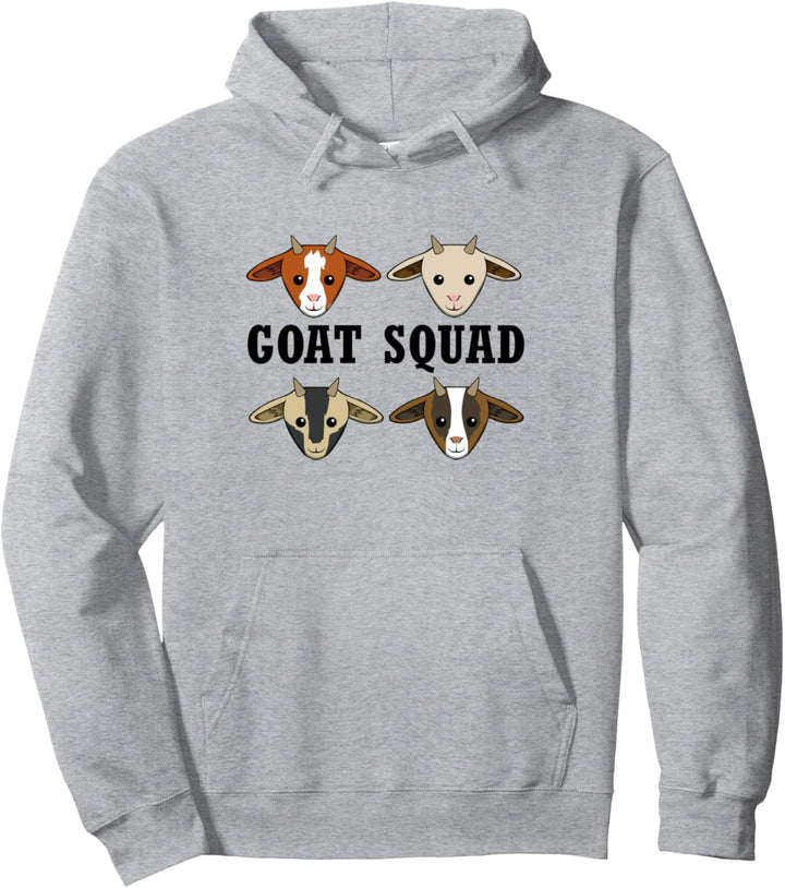 Ironische Ziege Kader Bauernhof Tier Team Pullover Hoodie