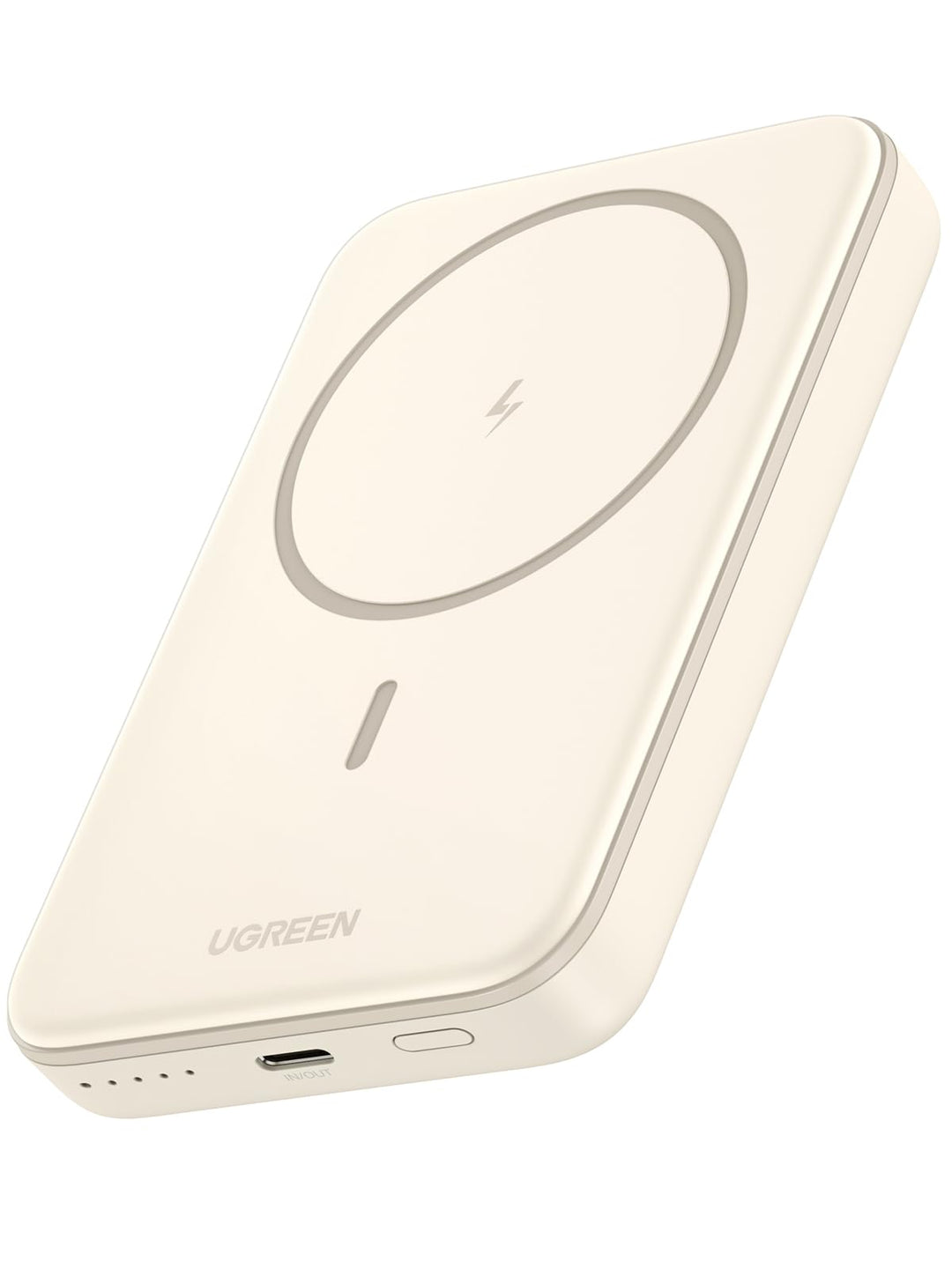 UGREEN Nexode Wireless Powerbank 10000mAh Magnetische Power Bank mit USB-C Schnellladefunktion, Kabe