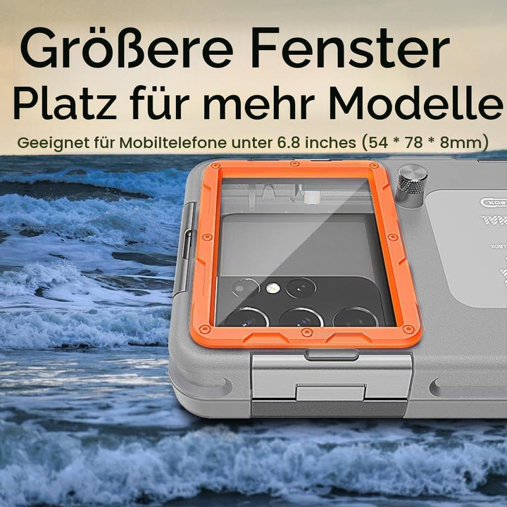 Unterwasser-Tauchgehäuse für iPhone, Samsung Galaxy, Huawei Xiaomi Redmi Smartphones, Professionelle
