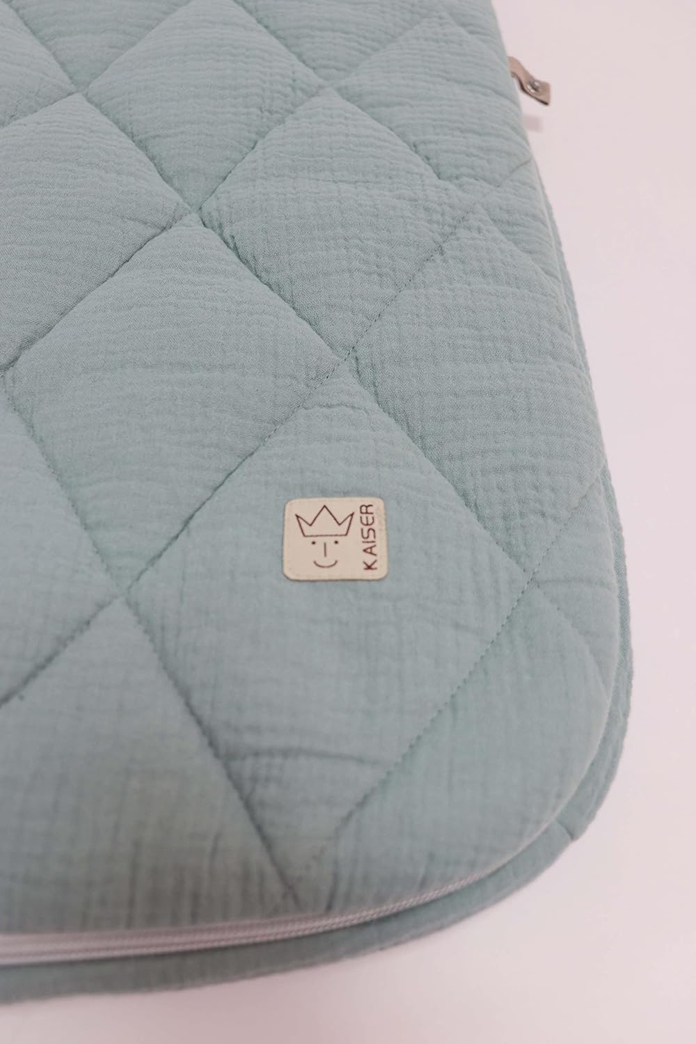KAISER 65784556 ANNY Sommer Fusssack, Perfekt für warme Tage geeignet, 6-36 Monate, Fb. slit green,