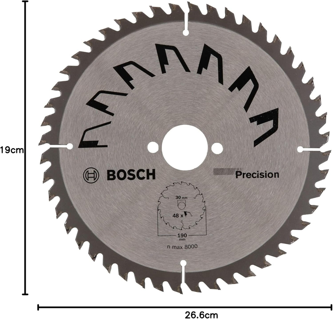 Bosch 2609256870 DIY Kreissägeblatt Precision 190 x 2 x 30/,Z48, Z48
