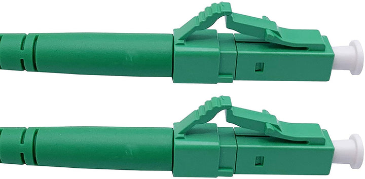 Elfcam® - 40m Glasfaserkabel LC/APC auf LC/APC Simplex Singlemode 9/125µm LSZH, FTTH LWL Patchkabel