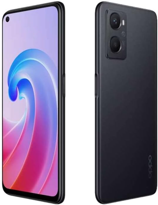 OPPO A96 128GB Handy, schwarz, Starry Black, Android 11, Dual SIM