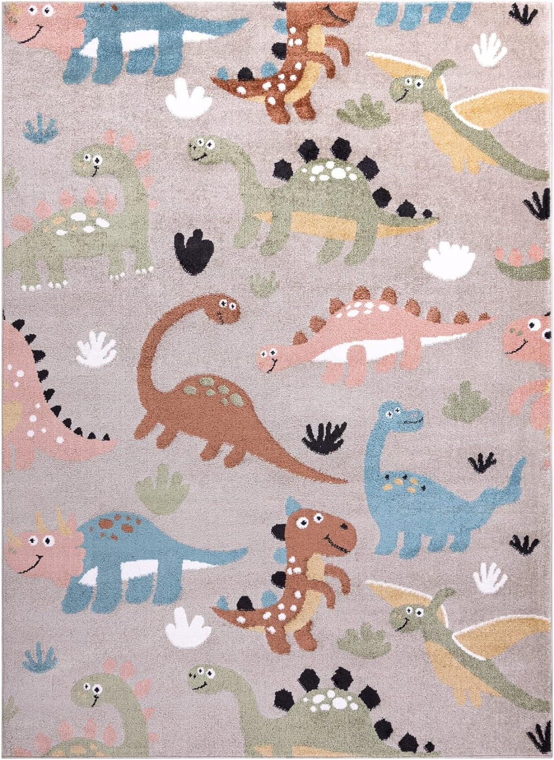 Teppich Fun Dino Kinderteppich für Babyzimmer, Spielteppiche, Kinderzimmer, Moderne, Dinosaurier bei