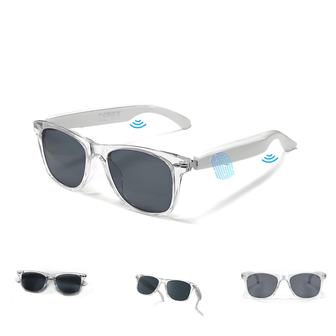 LONGLU Smart Glasses – Echtzeit-AI-Übersetzung per App, Bluetooth 5.4 für Anrufe/Musik, Leichtgewich