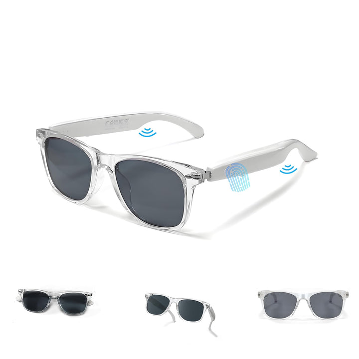 LONGLU Smart Glasses – Echtzeit-AI-Übersetzung per App, Bluetooth 5.4 für Anrufe/Musik, Leichtgewich