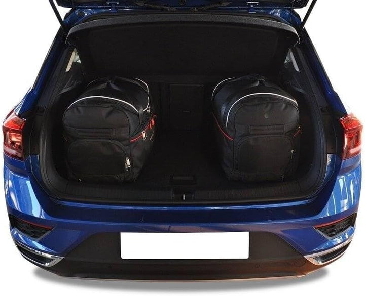 KJUST Dedizierte Kofferraumtaschen 3 STK kompatibel mit VW T-ROC I 2017+ CarBags