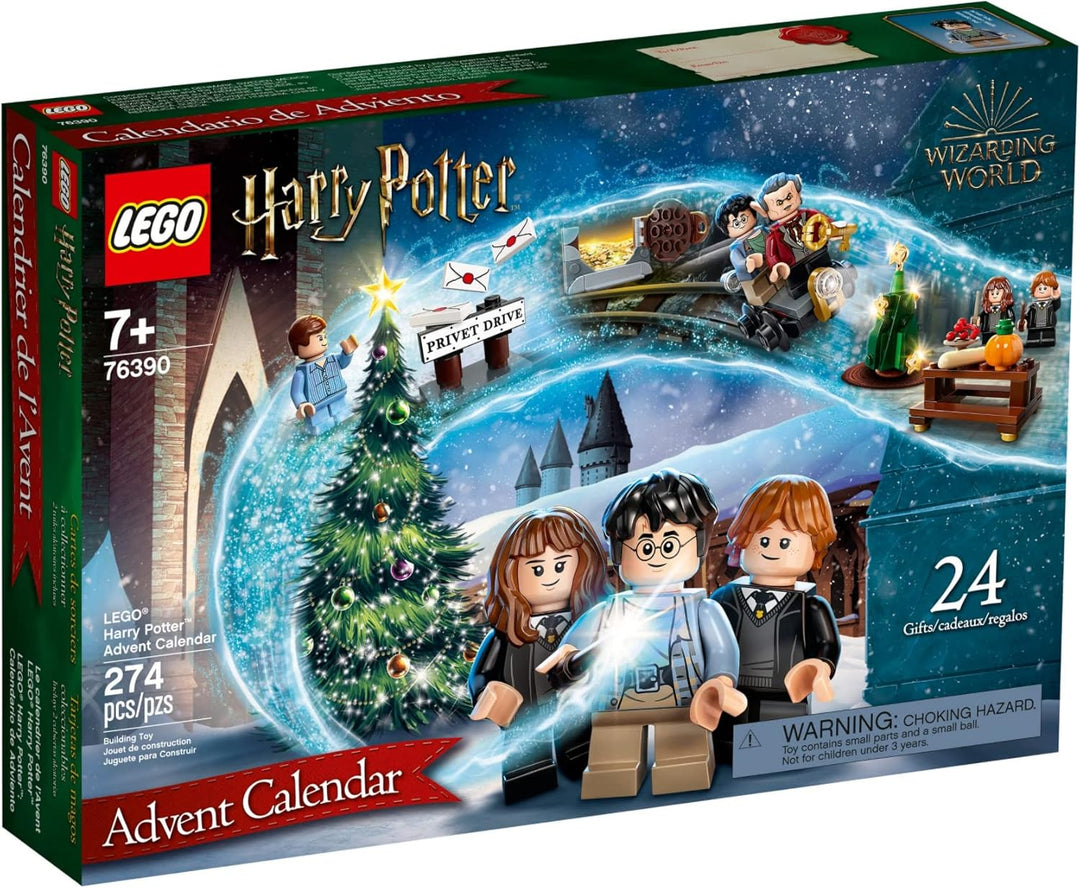 LEGO 76390 Harry Potter Adventskalender 2021, Weihnachtskalender, Kinder ab 7 Jahren mit 6 Minifigur