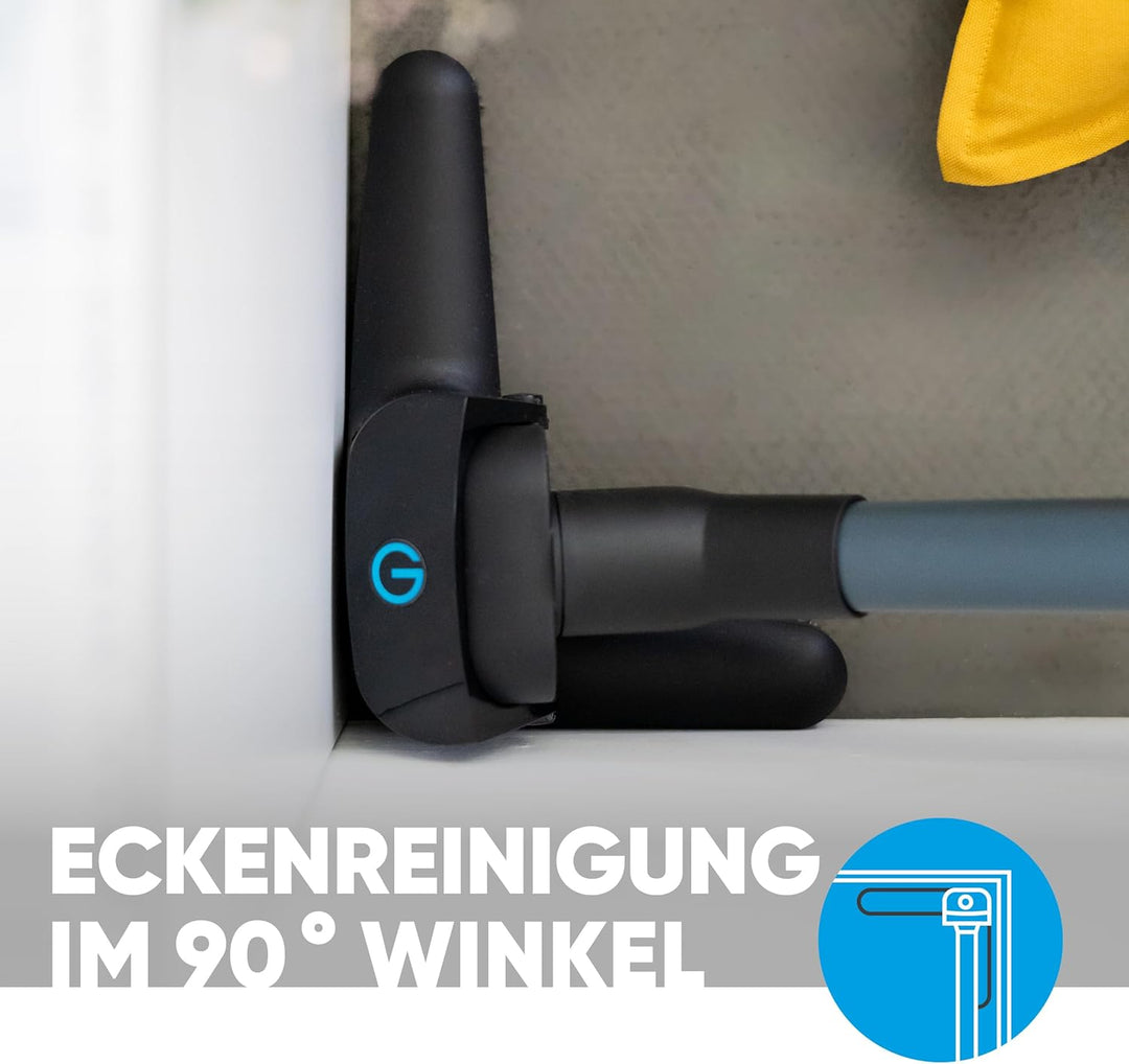 HOOGO® flipflop Universal Staubsauger Bodendüse flex - passend für alle runden 35/32mm Staubsaugerro