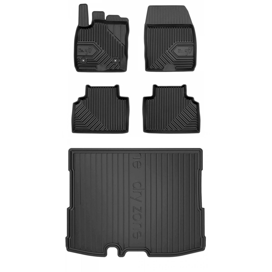 Satz Fussmatten und Gummimatte für Ford Tourneo Courier ab 2014